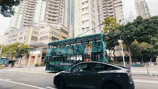 香港街拍叮叮车