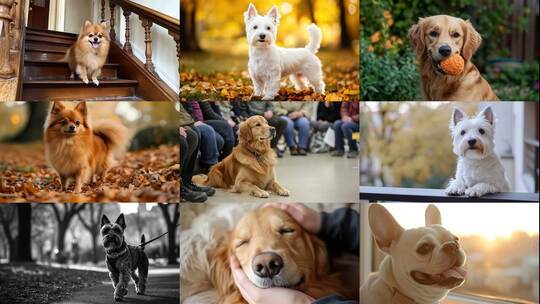 萌宠狗狗欢乐日常瞬间(前100S为快速预览)