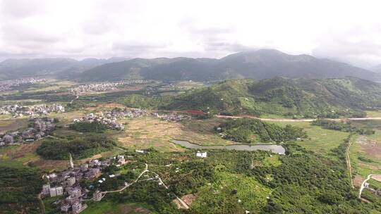 乡村山地航拍