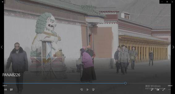 藏南街头视频素材模板下载