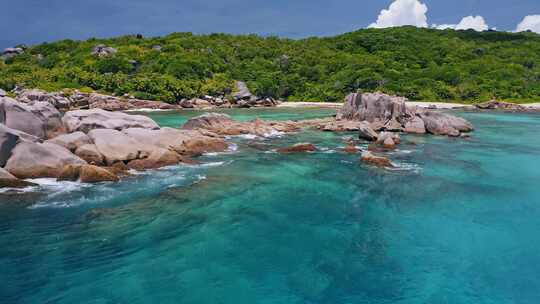 海洋，海岸，岩石，热带