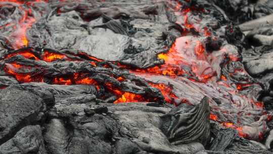 熔岩火山基拉韦厄火山夏威夷