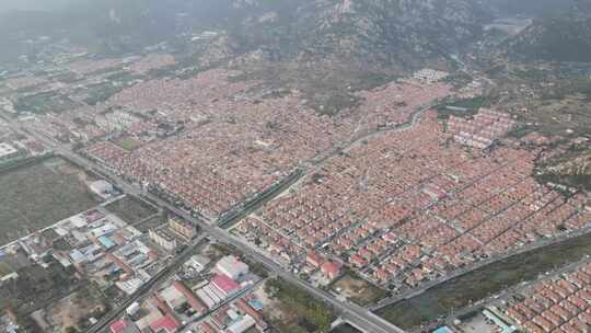 航拍山东青岛城市风光青岛建设