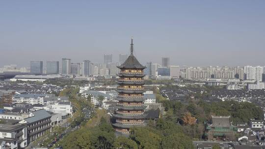 杭州北寺塔视频素材模板下载