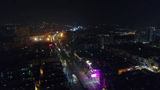 衡阳蔡伦大道夜景