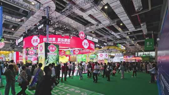 第八届进博会8.1馆农食产品展区进口博览