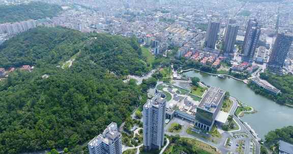 阳江市城区鸳鸯湖及城市楼群04