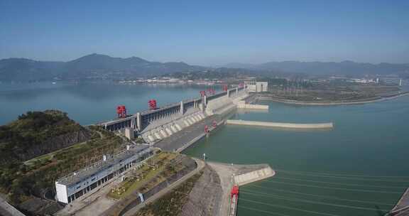 三峡大坝 大气航拍