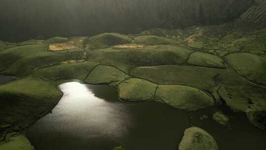 Corvo Island，亚速尔群岛，葡