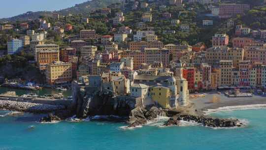 意大利，海洋， Camogli，海