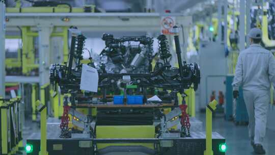 汽车工业工厂车间制造加工自动化