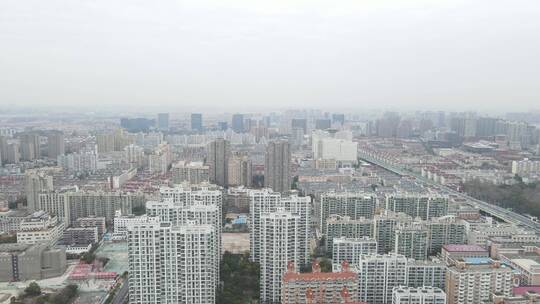 上海徐汇区全景4K航拍