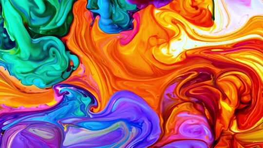 颜料混合 抽象艺术 舞台背景