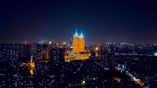 环球港夜景航拍