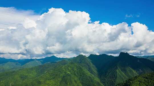 大山云彩航拍延时