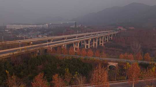 河北 石家庄 井陉县 道路 交通 秋天