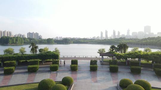 上海世纪公园4K航拍