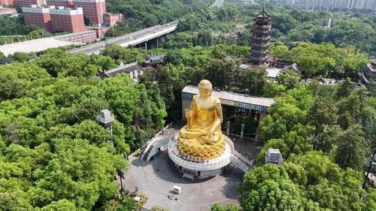 重庆华岩旅游风景区华岩寺航拍