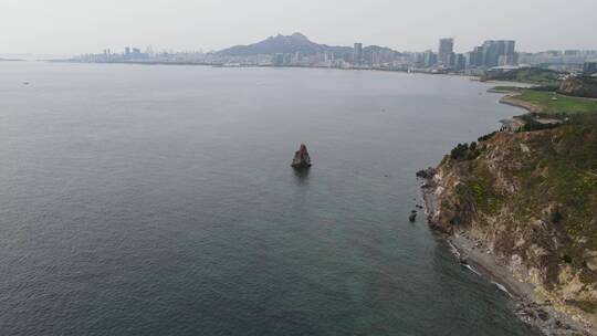 航拍青岛海景