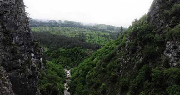 山，偏远，农村，溪流