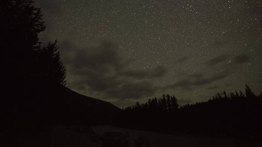 夜晚星空美景延时