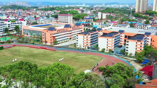 岳阳体育学校航拍