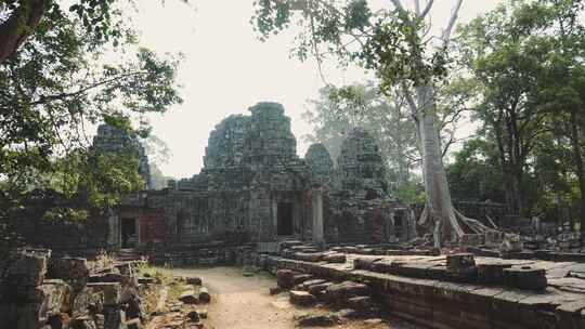 吴哥窟，寺庙，柬埔寨，古建筑