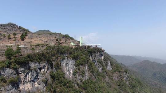 旅游景区航拍湖南怀化黄岩休闲度假区4A