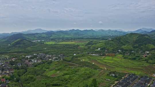 航拍避暑之地浙江湖州莫干山自然风光