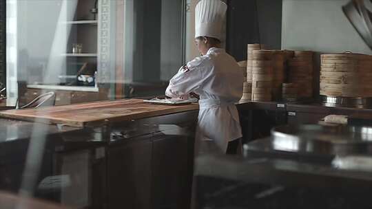 大厨面食制作 抻面拉面面条手擀面美食制作视频素材模板下载