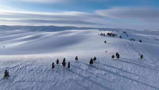 唯美雪景 呼伦贝尔大雪原