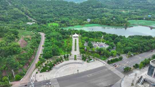 乐至县禁毒主题公园南湖公园南塔山生态公园