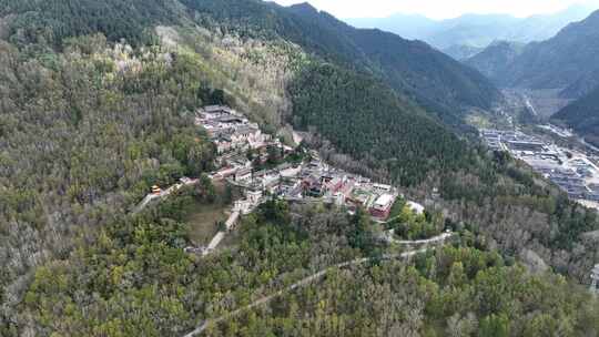 山西五台山佑国寺南山寺实拍