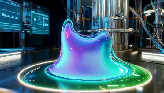 实验室科技感流体特效