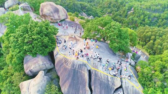 航拍漳州云洞岩漳州旅游景点