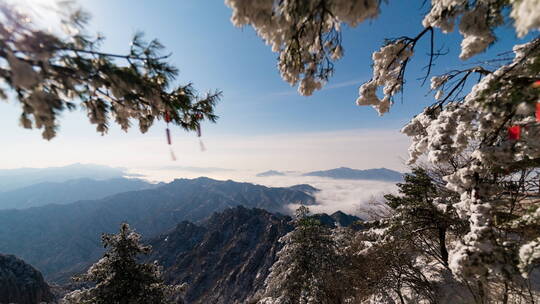 洛阳老君山云海雾凇雪夜8k ProRes422 10bit