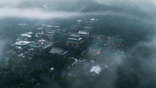 杭州灵隐寺雪景