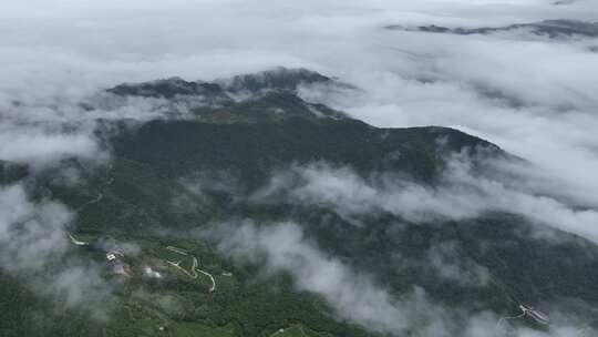 干净空镜广告唯美航拍大景城市山川