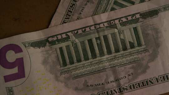 美国货币（货币）的旋转镜头-MONEY 458视频素材模板下载