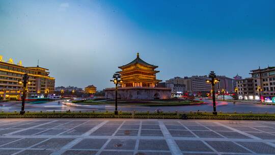 西安钟楼夜景