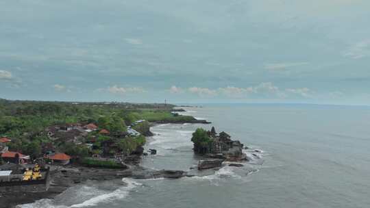 塔纳洛特寺，印度尼西亚，海岸，海岸