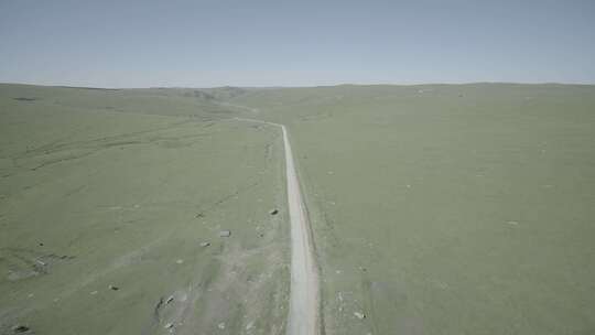 航拍内蒙古大草原空镜美景