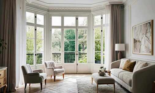 现代简约风格客厅室内场景