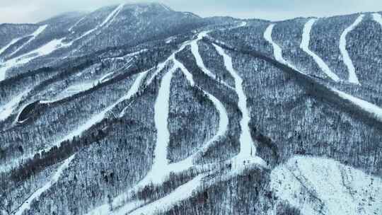 亚布力滑雪场航拍