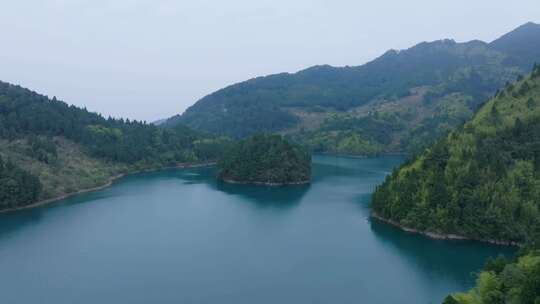 航拍山川河流