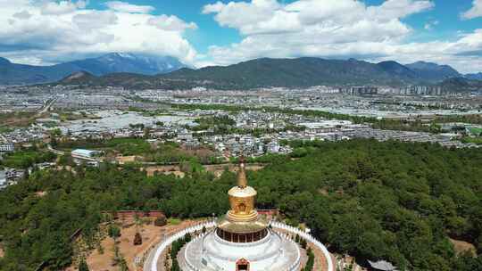 合集航拍云南丽江金塔景区4A景区