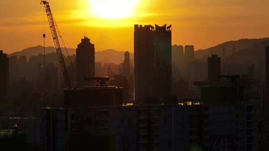 4K - 香港城市剪影