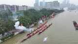中国广东省广州市天河区程介村招景高清在线视频素材下载