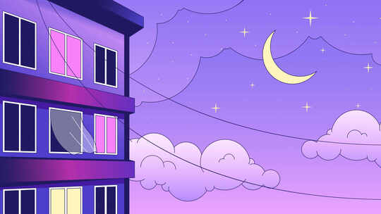 公寓之夜Lo Fi动画