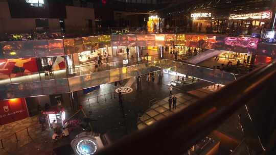 北京朝阳区三里屯夜景